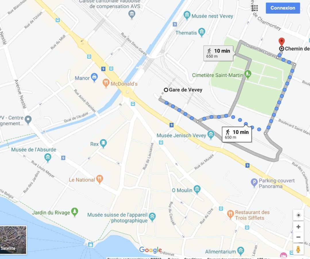 Les Cypres Lägenhet Vevey Exteriör bild
